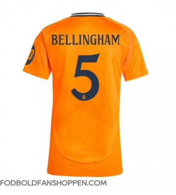 Real Madrid Jude Bellingham #5 Udebanetrøje Dame 2024-25 Kortærmet